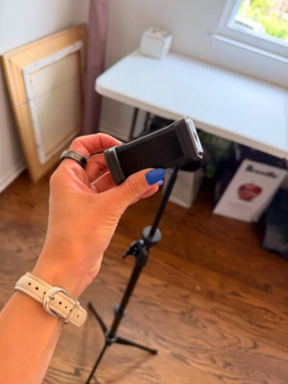 Extendable Ring Light / Phone Tripod Stand with Flexible Gooseneck